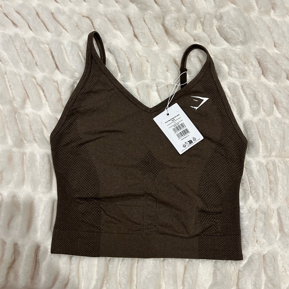 Gym shark brown tank
